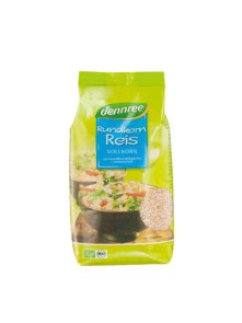 Brown Whole Grain Round Rice - Organic 1000g Dennree