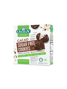 Chia & Buckwheat Cocoa Sugar Free Cookies - 130g Orgran