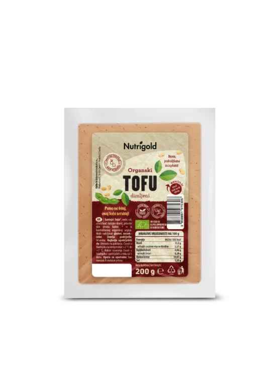 Nutrigold Smoked Tofu, 100% Organic - 200g