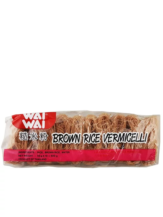 Wai Wai Brown Rice Noodles Vermicelli 500g Healthy Food Factory