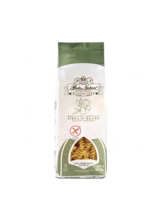 Bamboo Fiber Flour Fusilli Pasta | Gluten Free | Pasta Natura