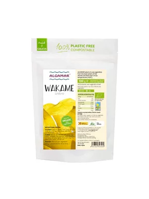  ALGAMAR Wakame Seaweed 100g pack - Organic, Vegan