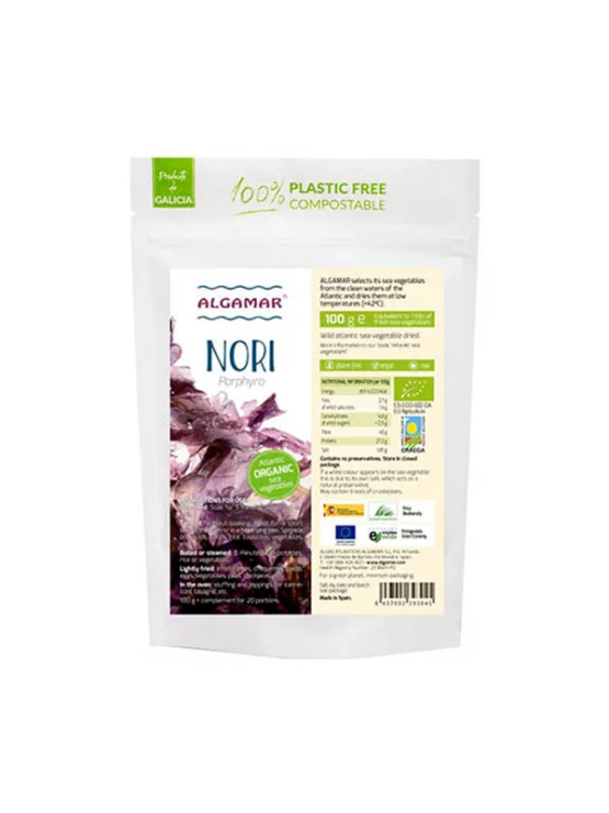 Nori Seaweed - Organic 100g Algamar