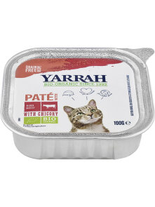 Cat Food Beef Pâté With Chicory - Organic 100g Yarrah